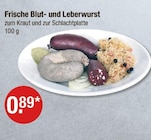 Frische Blut- und Leberwurst von  im aktuellen V-Markt Prospekt für 0,89 €