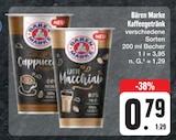 Cappuccino oder Latte Macchiato im E center Prospekt Cappuccino oder Latte Macchiato von Bären Marke im aktuellen E center Prospekt für 0,79 €