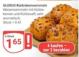 Aktuelles Kürbiskernsemmeln Angebot bei GLOBUS in Erlangen ab 1,65 €