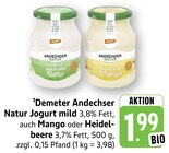 Aktuelles Natur Jogurt mild Angebot bei E center in Ulm ab 1,99 €