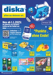 diska Prospekt für Schopfloch mit 12} Seiten diska Prospekt für Schopfloch: "Alles günstig. Alles da. Alles an Deinem Ort.", 12 Seiten, 13.01.2025 - 18.01.2025
