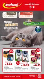 Zookauf Zoohandlung Prospekt der aktuellen Woche mit 7 Seiten, gültig von 25.10.2025 bis 01.11.2025, in Rheine und Umgebung Aktueller Zookauf Zoohandlung Prospekt in Rheine und Umgebung, "Herbstliche Highlights für Groß & Klein" mit 7 Seiten, 25.10.2025 - 01.11.2025