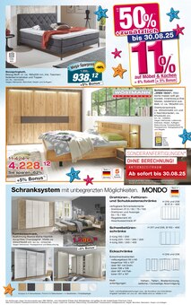 Bett im Möbel Inhofer Prospekt "Urlaub bei Möbel Inhofer" mit 12 Seiten (Ingolstadt)