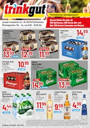 Trinkgut Prospekt für Hettenshausen mit 4} Seiten Trinkgut Prospekt für Hettenshausen: "Pfaffenhofens Getränkemarkt!", 4 Seiten, 14.07.2025 - 19.07.2025