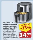 Heissluftfritteuse Digital 6,0 l, Edelstahl AF-130910 von Emerio im aktuellen famila Nordwest Prospekt