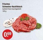 Aktuelles Frisches Schweine-Hackfleisch Angebot bei V-Markt in Augsburg ab 0,69 €