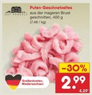 Puten-Geschnetzeltes von Gut Ponholz im aktuellen Netto Marken-Discount Prospekt