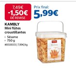 Mini flûtes croustillantes - KAMBLY à 5,99 € dans le catalogue Costco