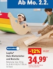 Holz-Kletterleiter und Rutsche Angebote von Lupilu bei Lidl Dessau-Roßlau für 34,99 €