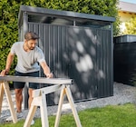 Metall-Gerätehaus mit Oberlichtern von Floraworld für 799,99 € bei OBI im Angebot Metall-Gerätehaus mit Oberlichtern von Floraworld im aktuellen OBI Prospekt