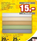 Spannbetttuch Biber Angebote bei Möbel Martin St. Ingbert für 15,00 €