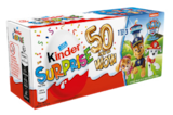 Surprise œufs en chocolat la pat'patrouille - Kinder à 1,58 € dans le catalogue Supeco