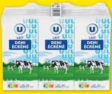Lait UHT Demi-écrémé - U - Hyper U à Sarcelles Lait UHT Demi-écrémé - U en promo chez Hyper U Sarcelles à 9,50 €
