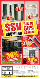 Plissee im wohnstore Petzold Prospekt in Cottbus Aktueller wohnstore Petzold Prospekt mit Plissee, "SSV RÄUMUNG BIS ZU 65% SPAREN", Seite 10