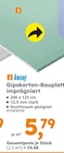 Gipskarton-Bauplatte imprägniert Angebote von Knauf bei Globus-Baumarkt Norderstedt für 5,79 €