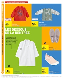 Prix et réduction Tablier Enfant dans le prospectus Carrefour en cours Offre Tablier Enfant dans le catalogue Carrefour du moment à la page 26