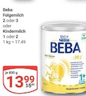 Beba Folgemilch 2 oder 3 von Nestlé im aktuellen GLOBUS Prospekt