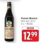 EDEKA Emmendingen - Fernet-Branca Angebot im Prospekt Fernet-Branca bei EDEKA im Emmendingen Prospekt für 12,99 €