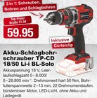 RHG Baucentrum Bernsbach - Akku-Schlagbohrschrauber TP-CD 18/50 Li-i BL-Solo Angebot im Prospekt Akku-Schlagbohrschrauber TP-CD 18/50 Li-i BL-Solo bei RHG Baucentrum im Bernsbach Prospekt für 59,95 €