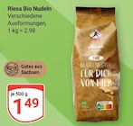 Aktuelles Bio Nudeln Angebot bei GLOBUS in Halle (Saale) ab 1,49 €