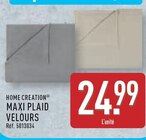 Aldi Salon-de-Provence - Promo Maxi Plaid Velours Promo Maxi Plaid Velours à 24,99 € dans le catalogue Aldi à Salon-de-Provence
