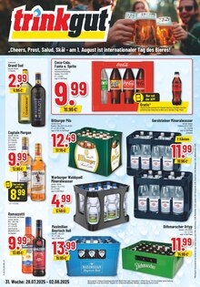 Coca Cola im Trinkgut Prospekt "Aktuelle Angebote" mit 6 Seiten (Lippstadt)