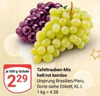 Aktuelle Weintrauben Angebote bei GLOBUS in Bochum Aktuelles Tafeltrauben-Mix hell/rot kernlos Angebot bei GLOBUS in Bochum ab 2,29 €