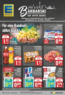 Aktueller EDEKA Prospekt "Aktuelle Angebote" Seite 1 von 24 Seiten für Düsseldorf