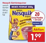 Getränkepulver im Angebot bei Netto Marken-Discount in Neu-Ulm Getränkepulver Angebote von Nesquik bei Netto Marken-Discount Neu-Ulm für 1,99 €