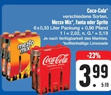 Aktuelles verschiedene Sorten, Mezzo Mix, Fanta oder Sprite Angebot bei E center in Dresden ab 3,99 €