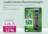 Lindert akutes Rauchverlangen bei mea - meine apotheke im Prospekt "" für 28,75 €