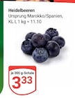 Heidelbeeren bei GLOBUS im Freilassing Prospekt für 3,33 €