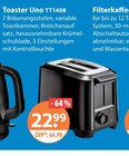 Aktuelle Toaster Angebote bei V-Markt in Regensburg Aktuelles Toaster Uno TT1408 Angebot bei V-Markt in Regensburg ab 22,99 €