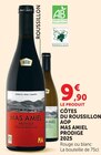 Côtes du Roussillon AOP Prodigé 2025 Rouge - MAS AMIEL - Hyper U à Pontarlier Côtes du Roussillon AOP Prodigé 2025 Rouge - MAS AMIEL en promo chez Hyper U Pontarlier à 9,90 €