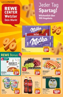 Bier im aktuellen REWE Prospekt (Wetzlar) Bier im REWE Prospekt "Dein Markt" mit 32 Seiten (Wetzlar)