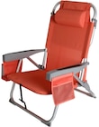 Chaise de plage multipositions - Carrefour à L'Haÿ-les-Roses Chaise de plage multipositions en promo chez Carrefour L'Haÿ-les-Roses à 39,99 €
