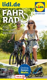 Lidl Prospekt der aktuellen Woche mit 24 Seiten Aktueller Discounter Prospekt von Lidl, ALLES RUND UMS RADFAHREN, gültig von 03.06.2023 bis 18.06.2023