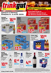 Aktueller Trinkgut Prospekt (Röfingen, 4 Seiten zum blättern Trinkgut Prospekt Aktuelle Angebote mit 4 Seiten