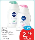 Intimo Waschlotion von Nivea im aktuellen budni Prospekt