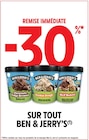 Intermarché Saint-Germain-lès-Arpajon - Promo -30% remise immédiate sur tout ben & jerry's Promo -30% remise immédiate sur tout ben & jerry's à dans le catalogue Intermarché à Saint-Germain-lès-Arpajon