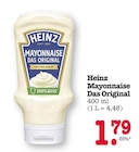 Mayonnaise Das Original im Angebot bei E center in Offenbach Mayonnaise Das Original Angebote von Heinz bei E center Offenbach für 1,79 €