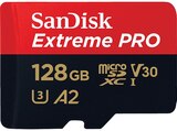 Speichermedien im MediaMarkt Saturn Prospekt Extreme PRO® UHS-I-Karte, Micro-SDXC Speicherkarte, 128 GB, 200 MB/s von SANDISK im aktuellen MediaMarkt Saturn Prospekt für 36,99 €