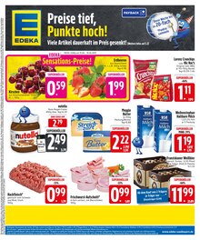 Nutella im EDEKA Prospekt "Preise tief, Punkte hoch!" mit 28 Seiten (Regensburg)