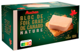 Bloc De Foie Gras De Canard Auchan en promo chez Auchan Supermarché Courbevoie à 5,49 €