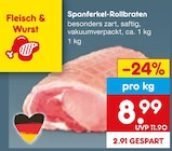 Aktuelles Spanferkel-Rollbraten Angebot bei Netto Marken-Discount in Mannheim ab 8,99 €