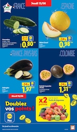 Prix et réduction Melon dans le prospectus Lidl en cours Offre Melon dans le catalogue Lidl du moment à la page 3