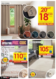 Prospectus Décor Discount de la semaine "ARRIVAGE TAPIS" avec 2 pages, valide du 26/12/2024 au 09/02/2025 pour Romans-sur-Isère et alentours