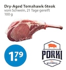 Bone Tomahawk im V-Markt Prospekt Dry-Aged Tomahawk-Steak von Porki im aktuellen V-Markt Prospekt für 1,79 €