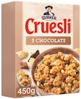 Cruesli 3 chocolats - Quaker dans le catalogue Intermarché