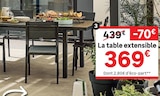 Leroy Merlin Chasseneuil-du-Poitou - Promo La table extensible Promo La table extensible à 369,00 € dans le catalogue Leroy Merlin à Chasseneuil-du-Poitou